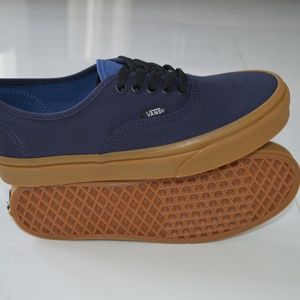 Vans authentic gum night sky sneaker shoes 8.5 wmn